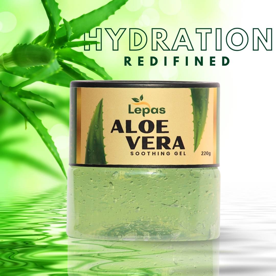 Aloe Vera Gel | Pure Hydrating and Soothing | 220g Jar