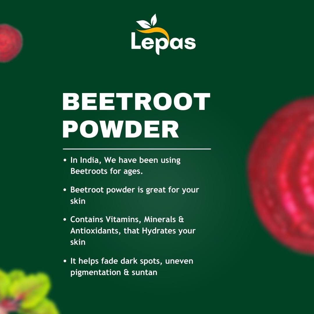 100% Pure Beetroot Powder for Face, Skin and Hair ,Anti-Ageing, Natural Glow & Smooth Skin |100g