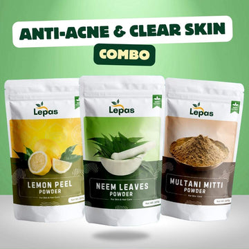 Anti-Acne & Clear Skin Facepack Combo | 100g each