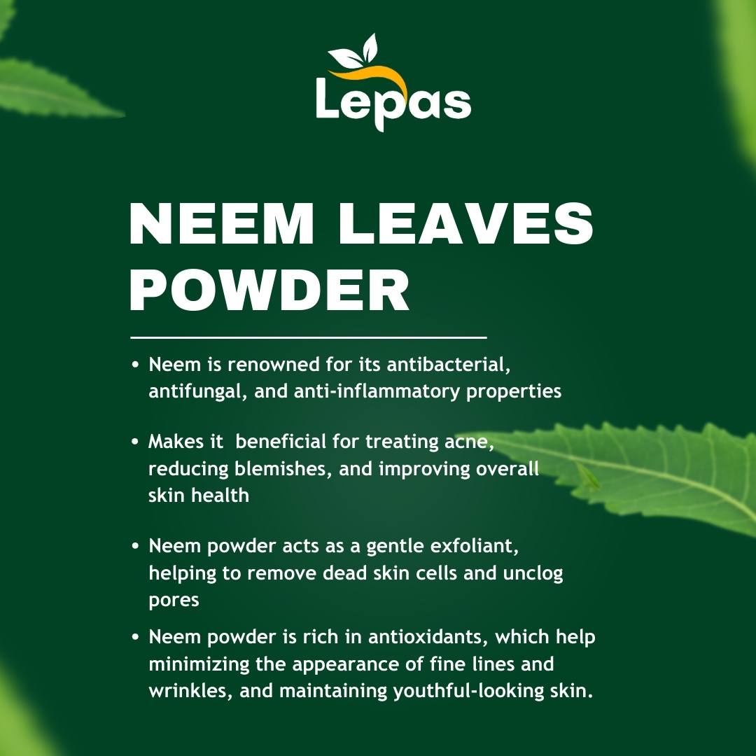 Neem Leaves  Facepack | Anti-Acne, Oil Control, Soothing & Calming | 100g