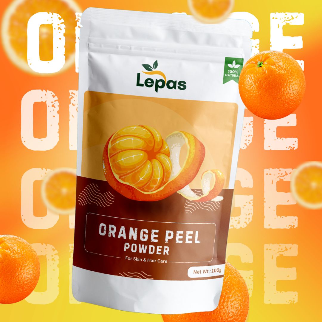 Orange Peel  Face Pack | Skin Brightening, Anti-Ageing, Natural Glow | 100g